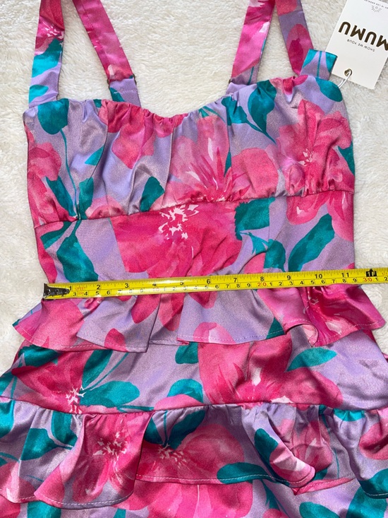 Show Me Your MuMu Monique Floral Tiered Ruffle Midi Dress - Picture 6 of 9